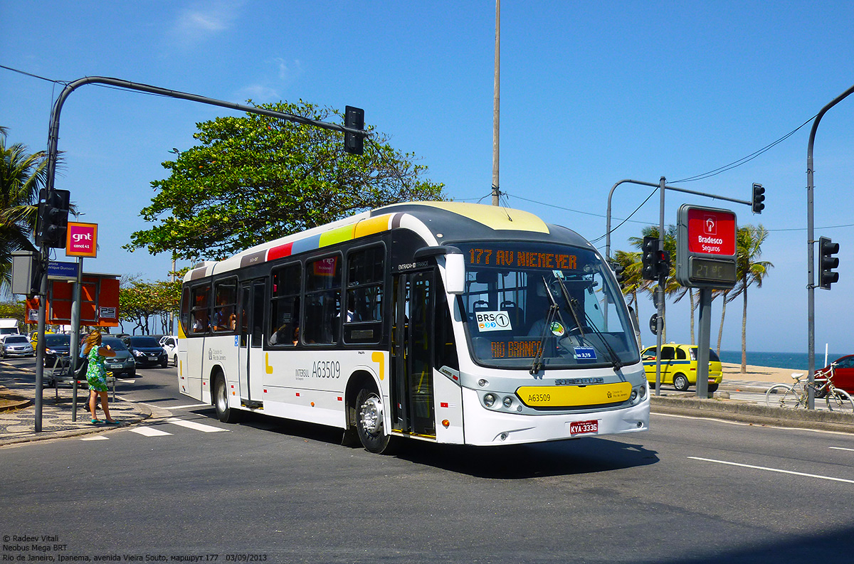 Rio de Janeiro, Neobus Mega # A63509