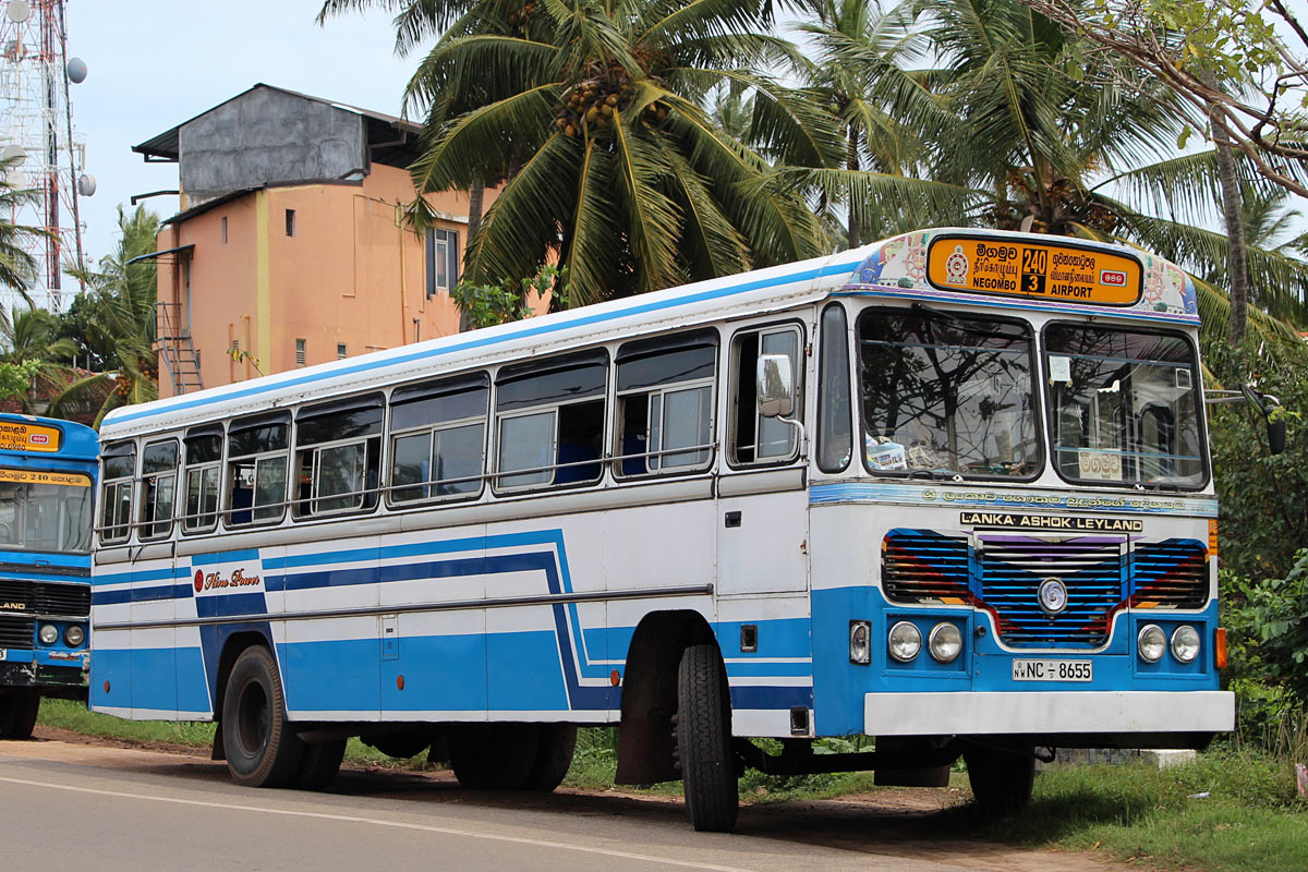 Negombo, Lanka Ashok Leyland # NC-8655