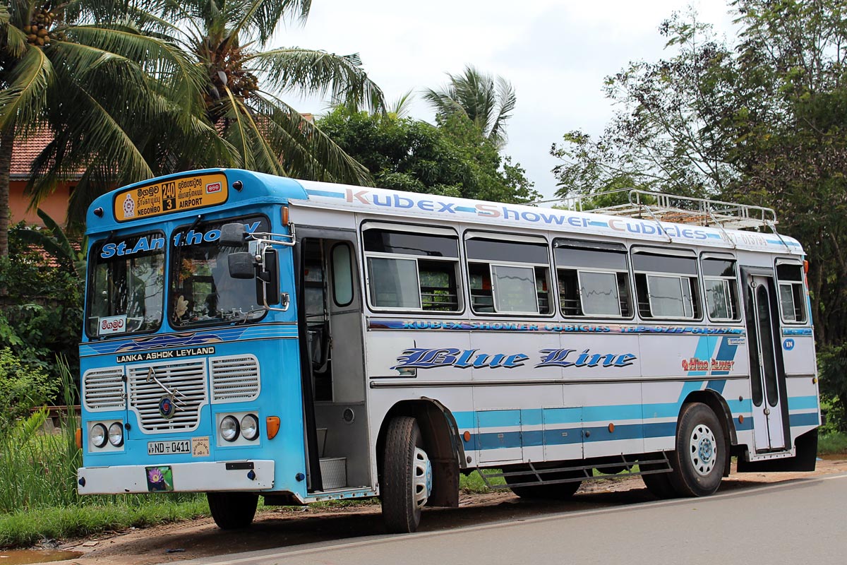 Negombo, Lanka Ashok Leyland č. ND-0411