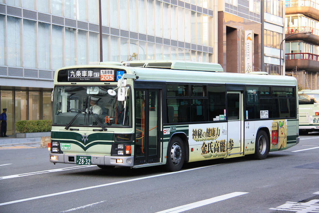 京都市, Isuzu ERGA Hybrid QQG-LV234N3 # 2832