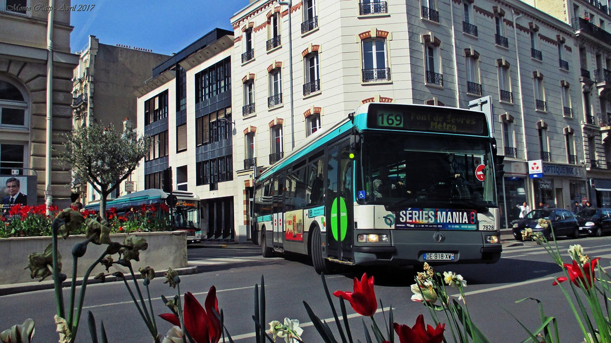Париж, Irisbus Agora S № 7828