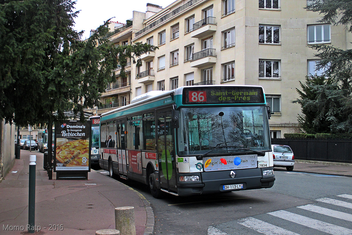 Paris, Irisbus Agora S № 7834