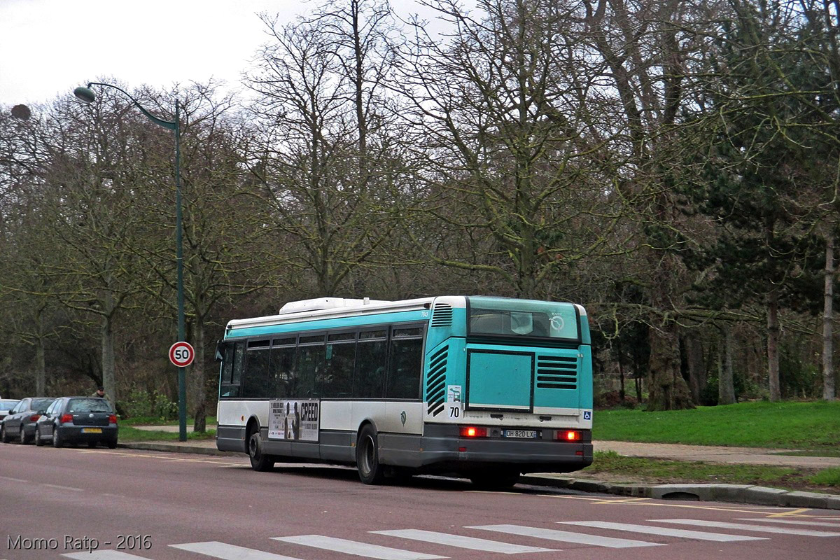 Париж, Irisbus Agora S № 7843