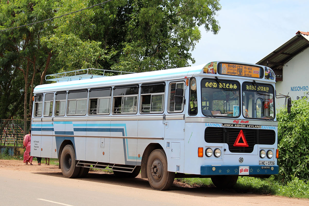 Negombo, Lanka Ashok Leyland č. NC-1726