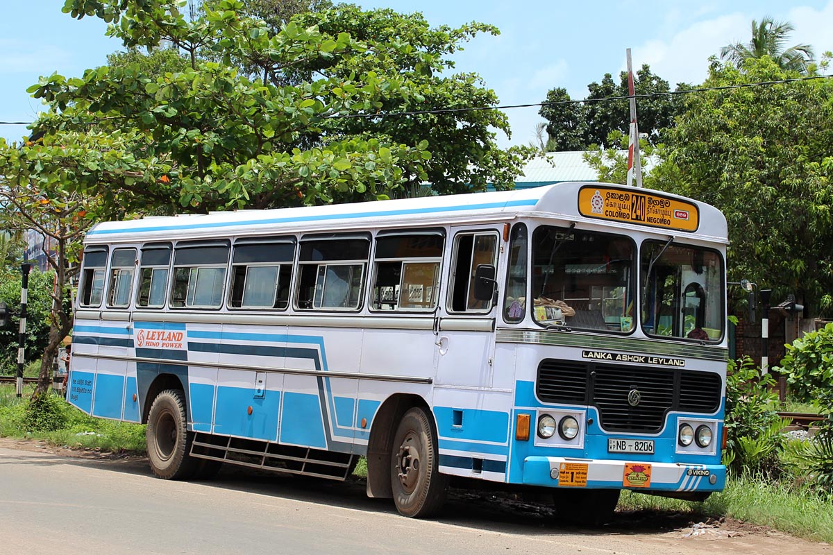 Negombo, Lanka Ashok Leyland # NB-8206
