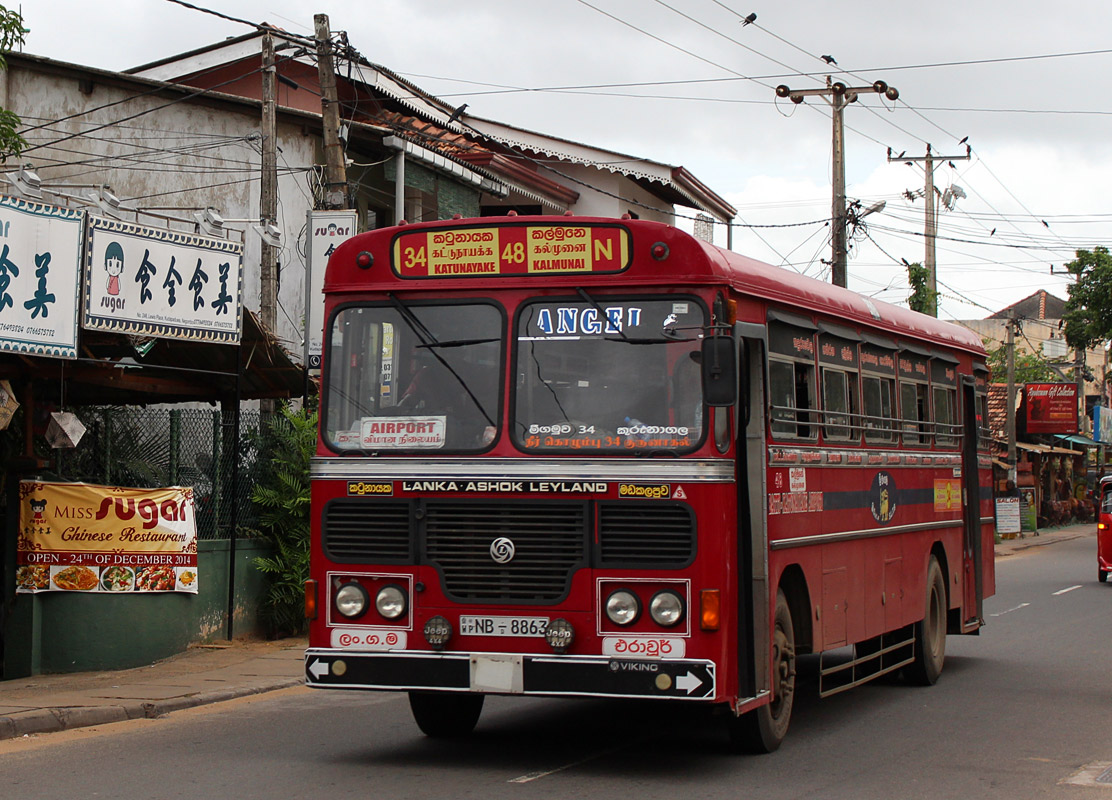 Negombo, Lanka Ashok Leyland # NB-8863