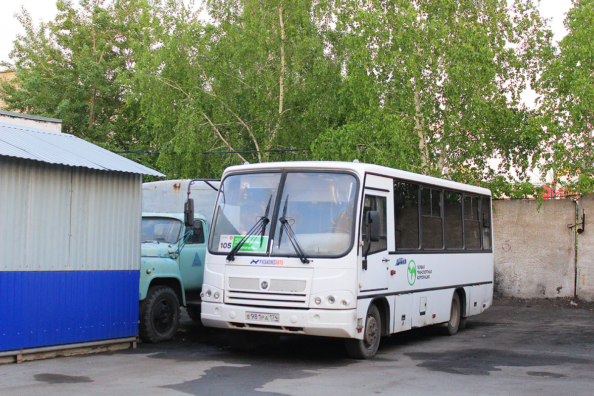 Chelyabinsk, PAZ-320402-05 (32042E, 2R) nr. Е 981 РА 174