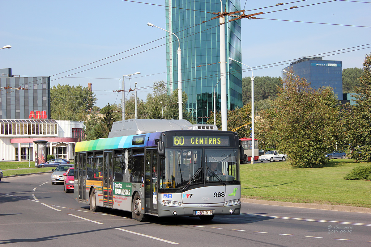 Vilnius, Solaris Urbino III 12 CNG nr. 968