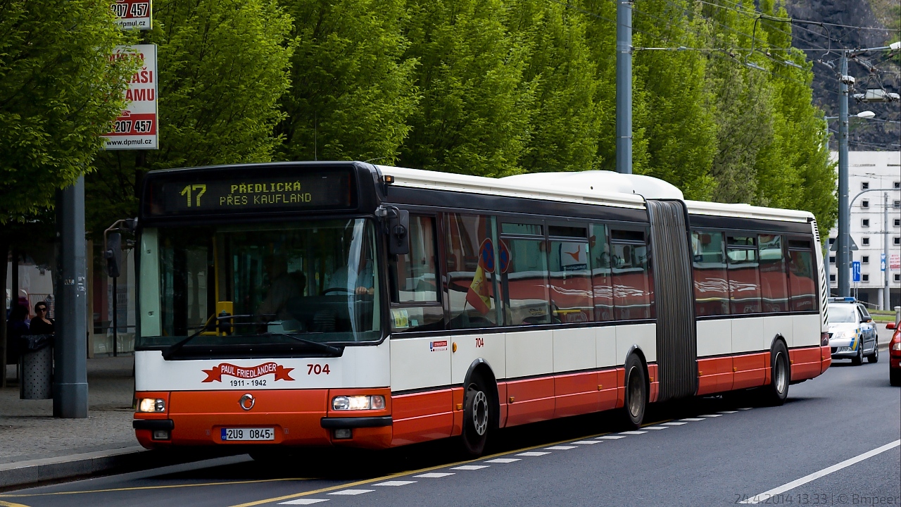 Ústí nad Labem, Karosa Citybus 18M.2081 (Irisbus) No. 704