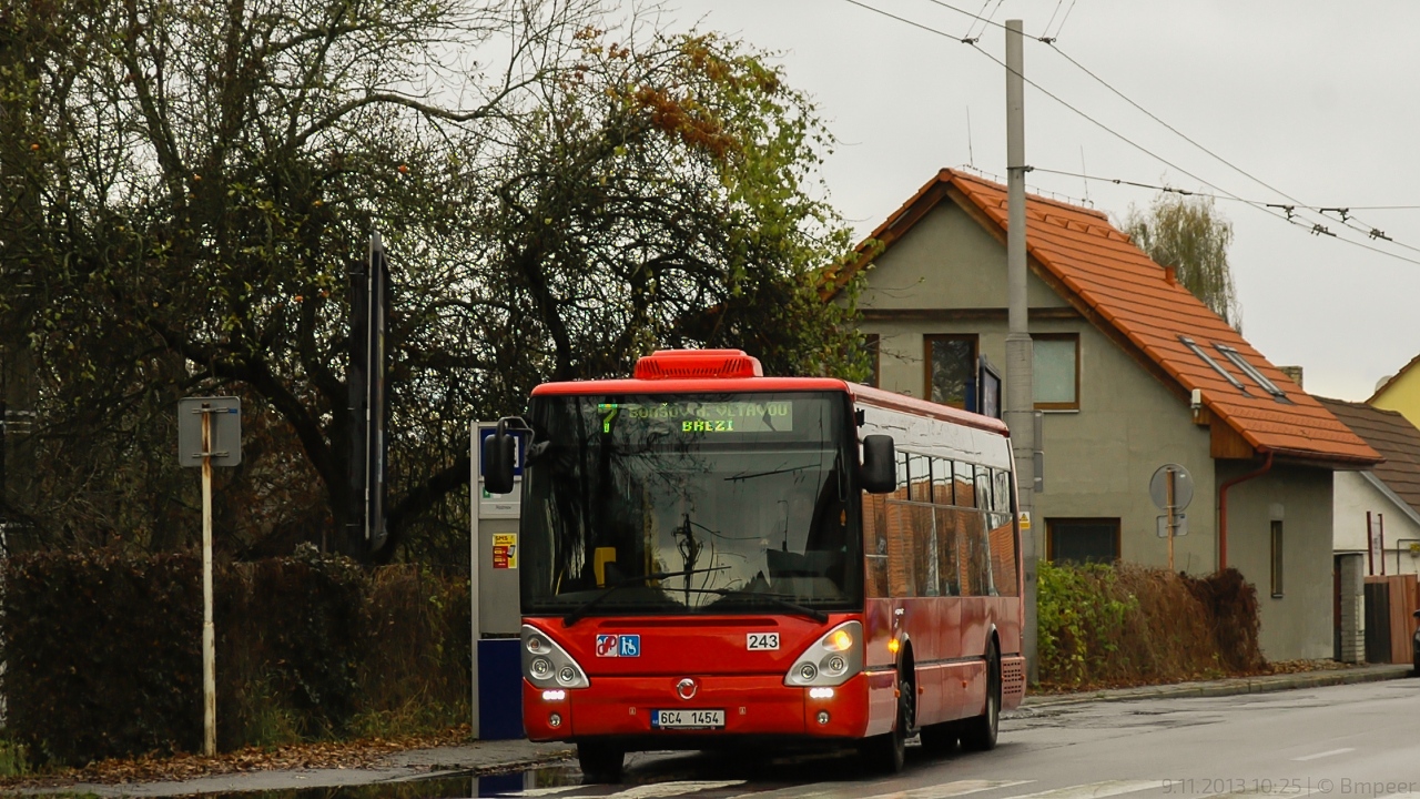 Ческе-Будеёвице, Irisbus Citelis 12M № 243