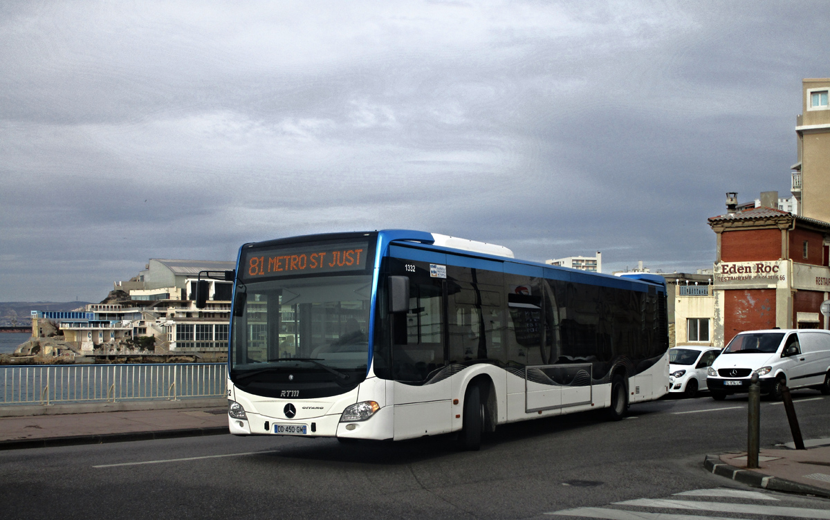 Marseille, Mercedes-Benz Citaro C2 Nr. 1332