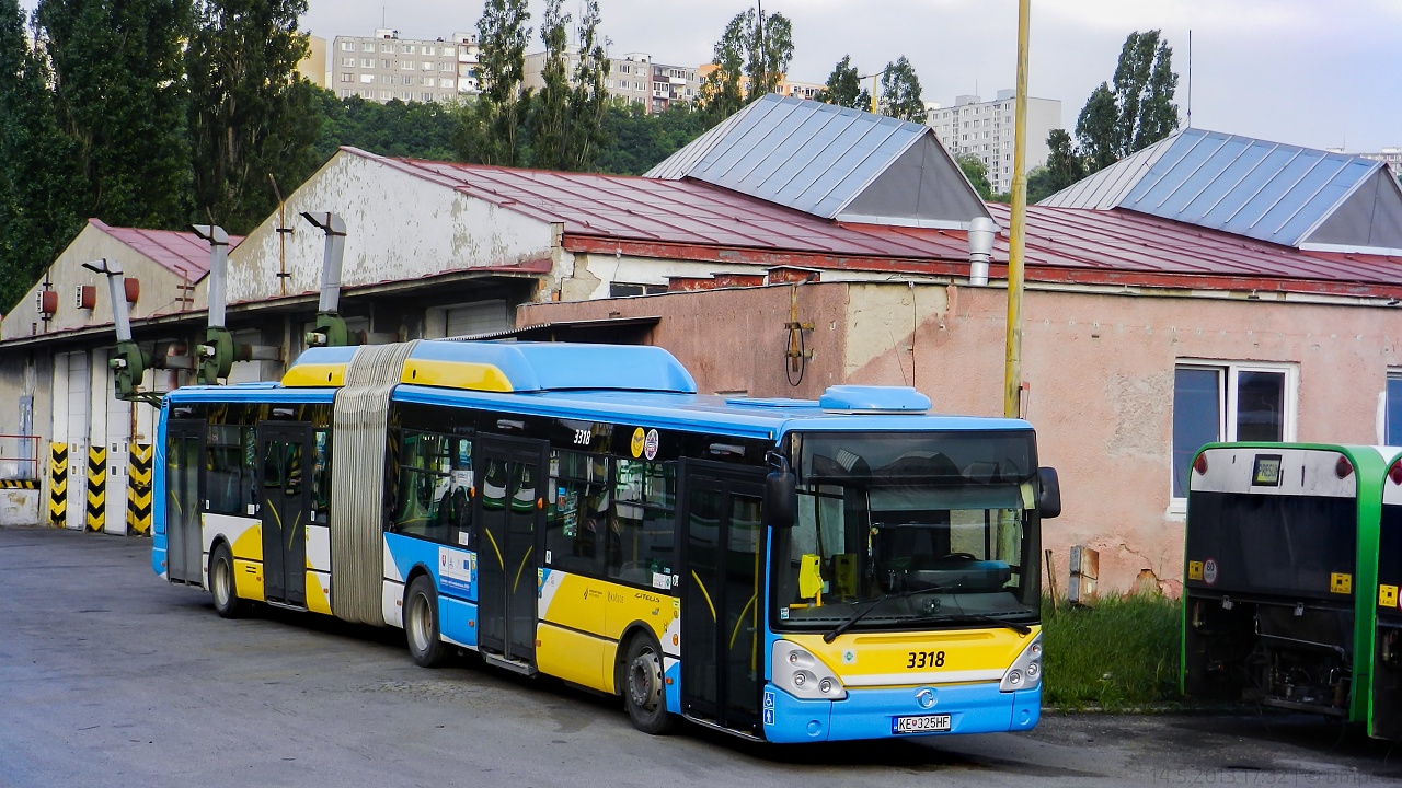 Košice, Irisbus Citelis 18M CNG # 3318