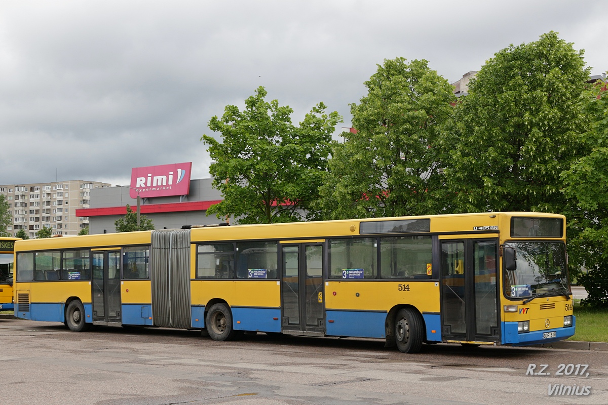 Vilnius, Mercedes-Benz O405GN # 514
