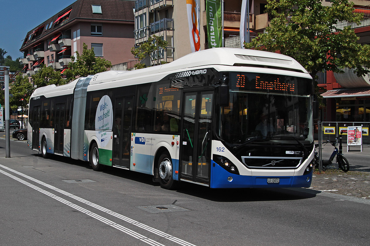 Lucerne, Volvo 7900A Hybrid # 162