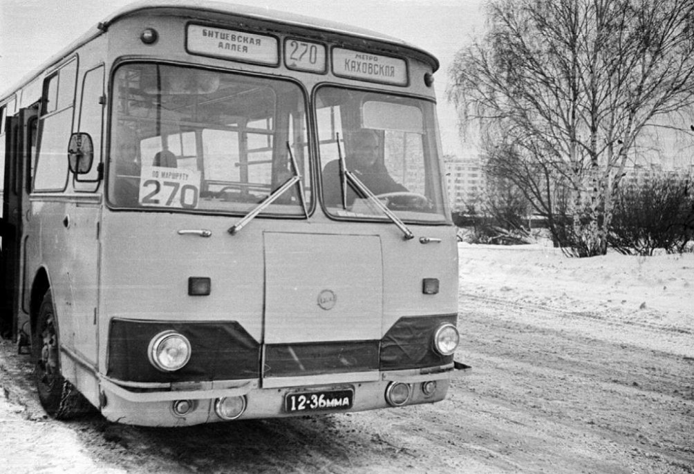 Moscow, LiAZ-677 # 12-36 ММА; Moscow — Old photos