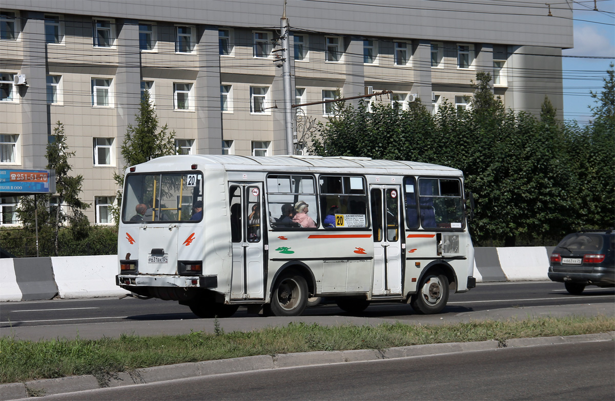 Krasnoyarsk, PAZ-32054 (40, K0, H0, L0) # Р 631 ВК 124