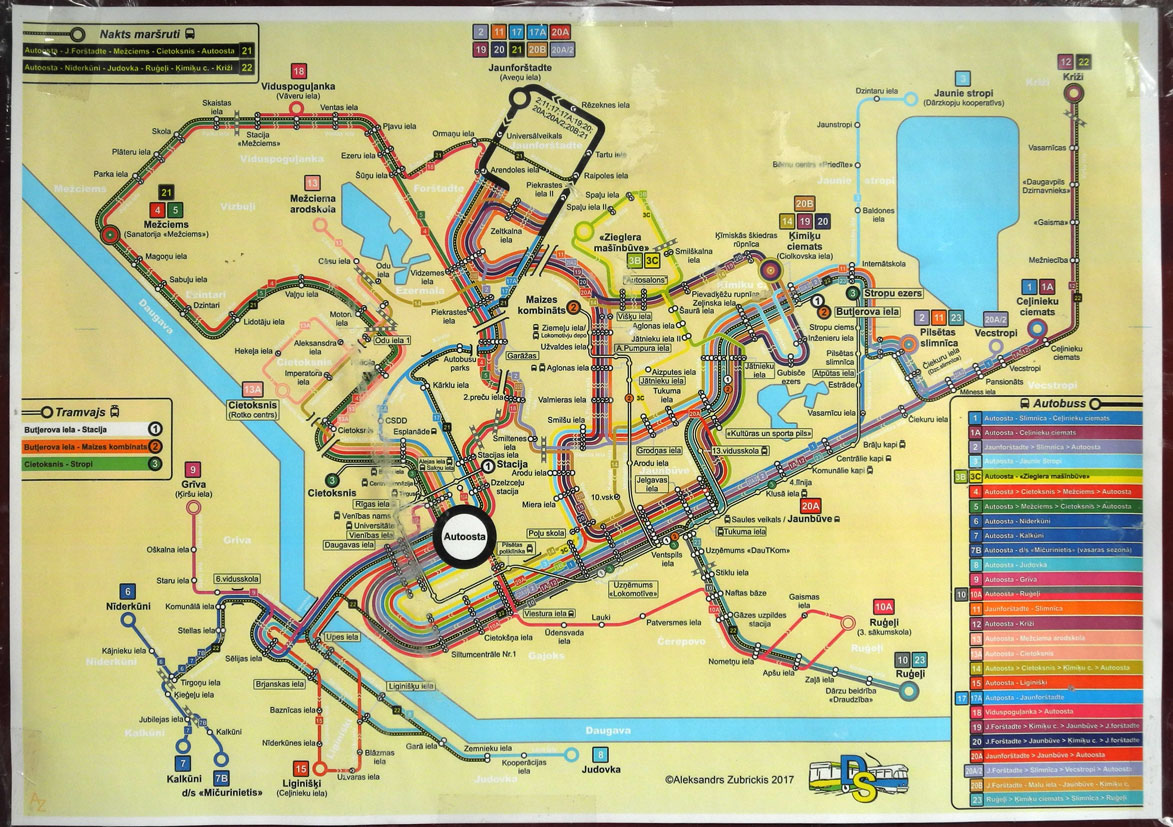 Daugavpils — Maps