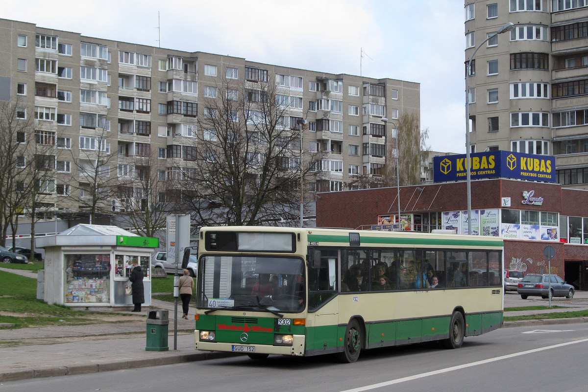 Вильнюс, Mercedes-Benz O405N № 9302