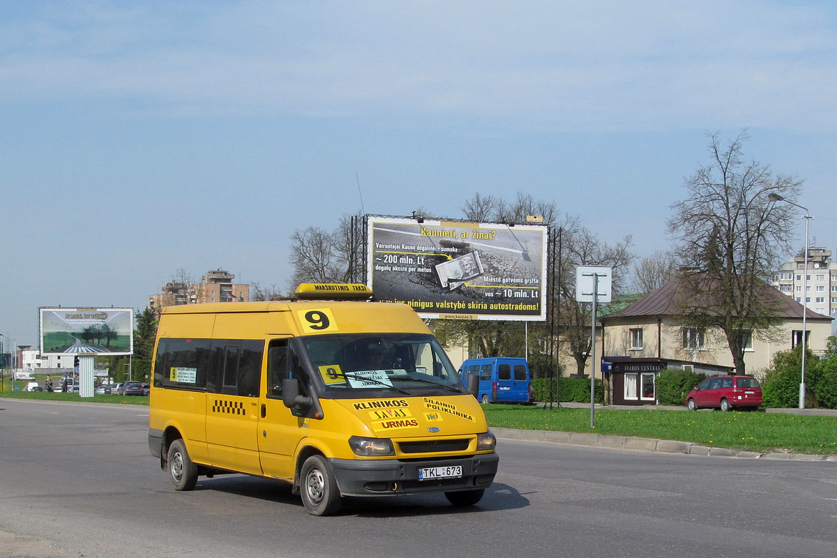 Kaunas, Ford Transit 75T300 Nr. TKL 673