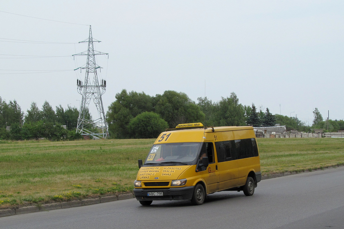 Kaunas, Ford Transit 85T300 # ABC 795