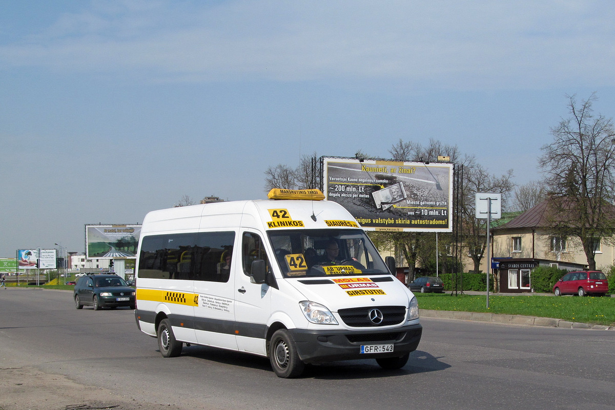 Kaunas, Mercedes-Benz Sprinter 311CDI No. GFR 543