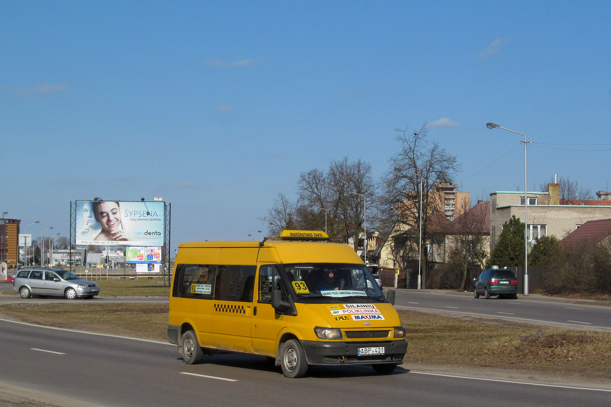 Kaunas, Ford Transit 85T300 # ABP 421