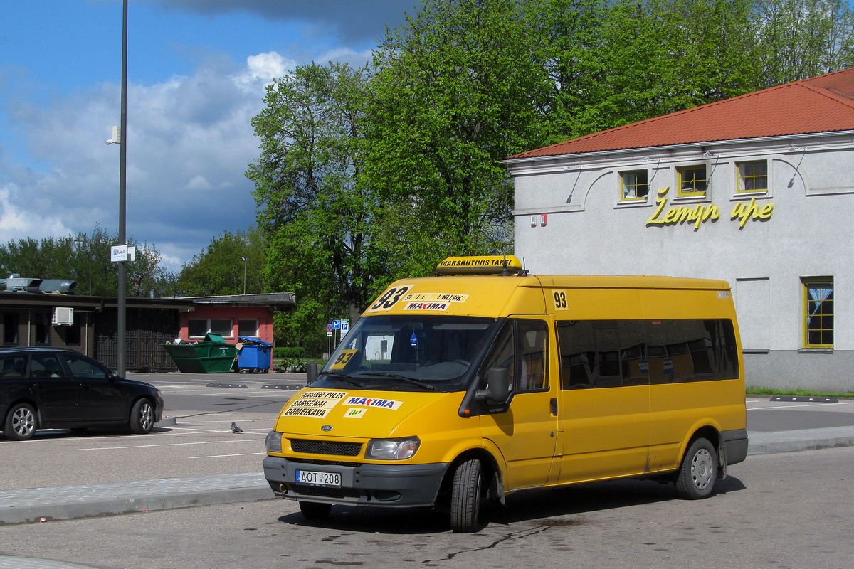 Kaunas, Ford Transit 125T300 № AOT 208