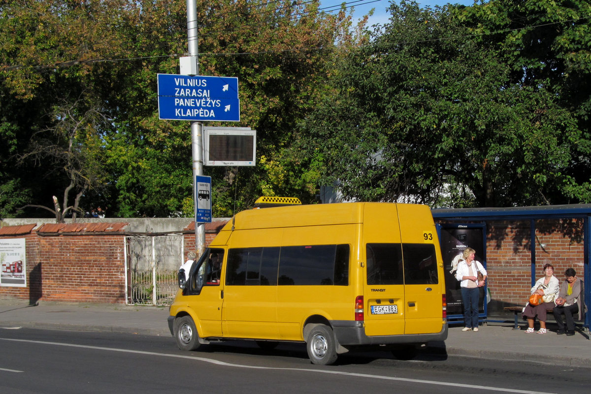Kaunas, Ford Transit 125T300 # EGK 983