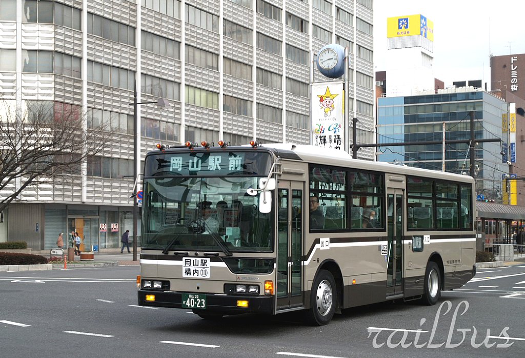 Okayama, Mitsubishi Fuso KC-MP717M № Uno 4023