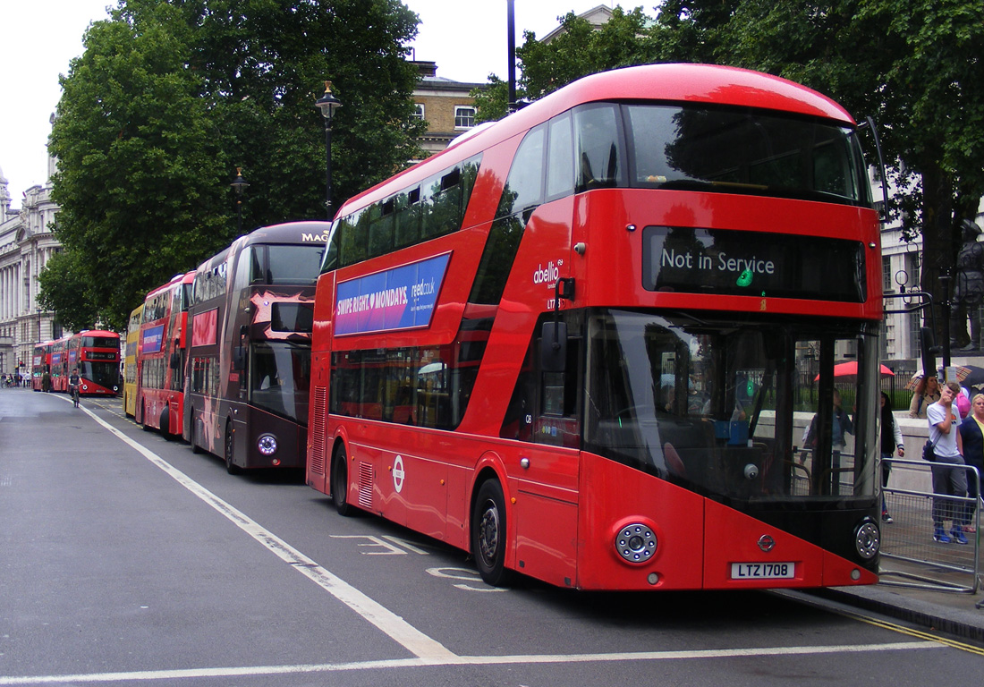 London, Wright New Bus for London # LT708