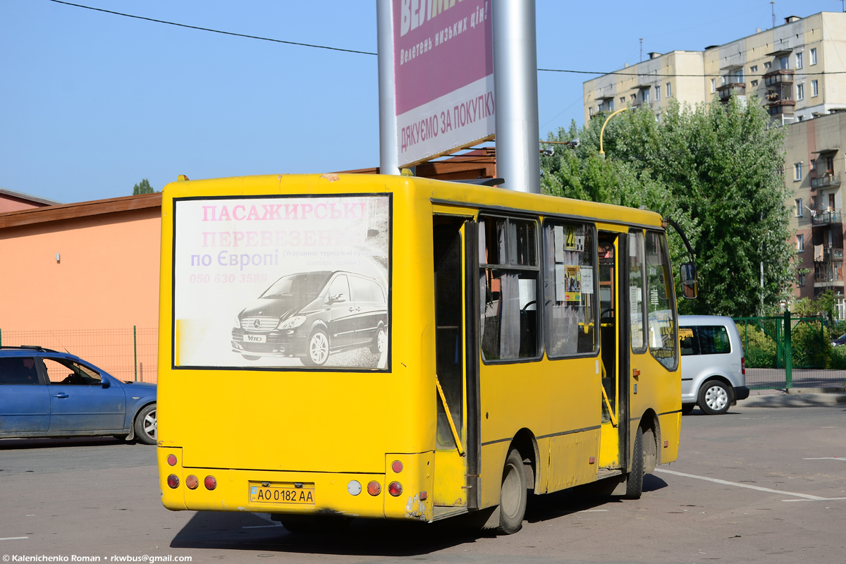 Uzhhorod, Bogdan А06921 # АО 0182 АА
