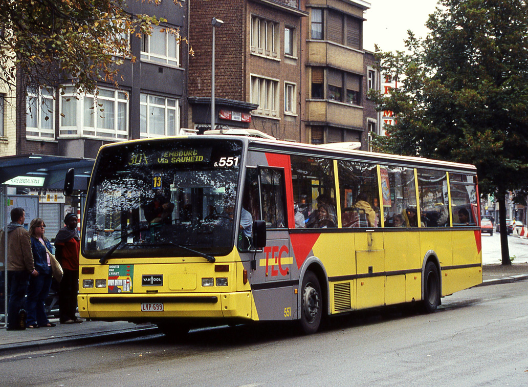 Liège, Van Hool A500 № 5551