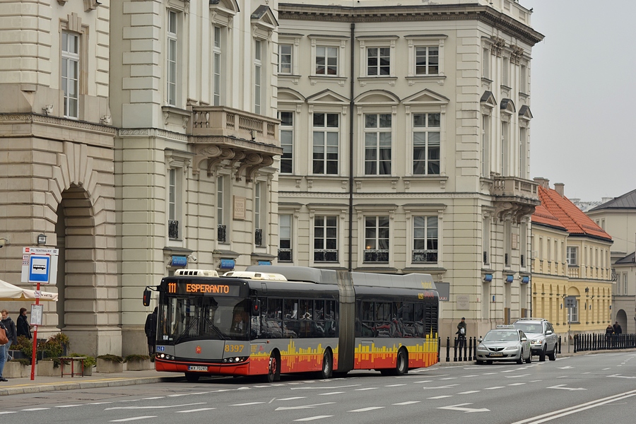 Warsaw, Solaris Urbino III 18 Hybrid # 8397