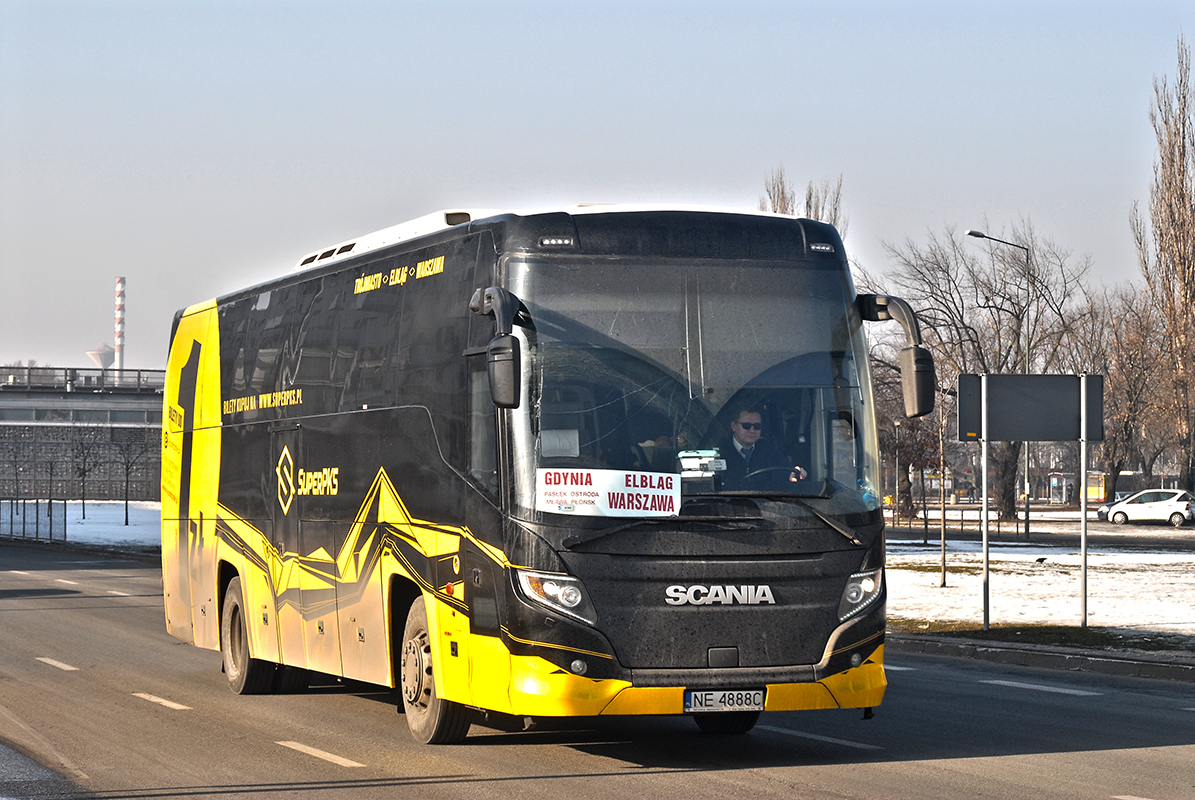 Elbląg, Scania Touring HD (Higer A80T) # 50108