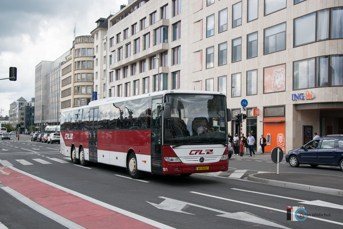 Luxembourg-ville, Mercedes-Benz O550 Integro L II nr. 101