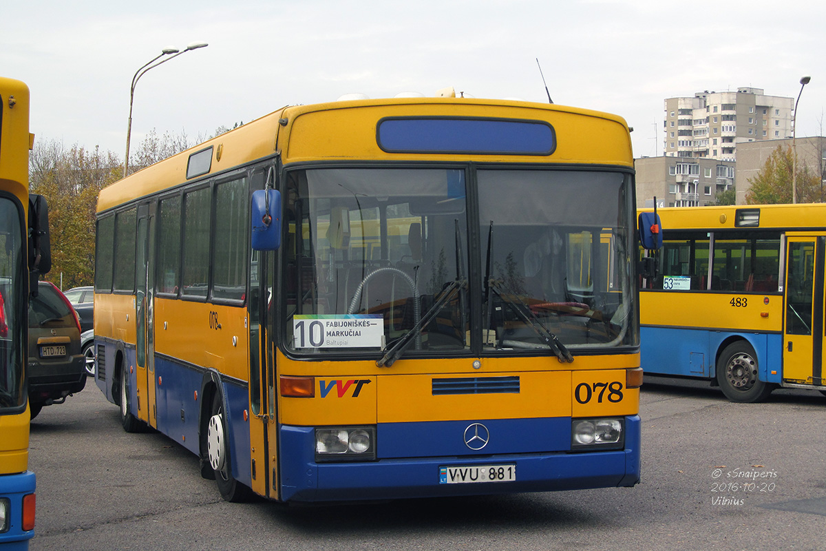 Vilnius, Mercedes-Benz O405 # 078
