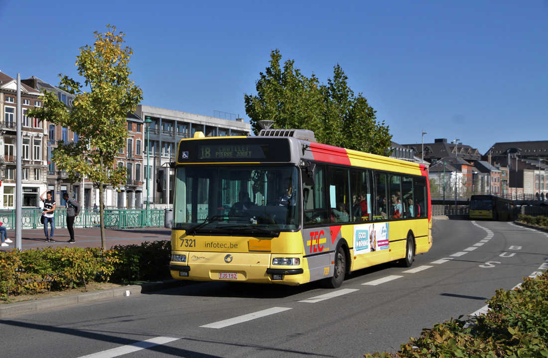 Charleroi, Irisbus Agora S № 7321