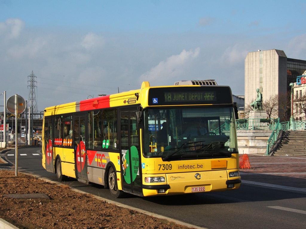 Charleroi, Irisbus Agora S # 7309