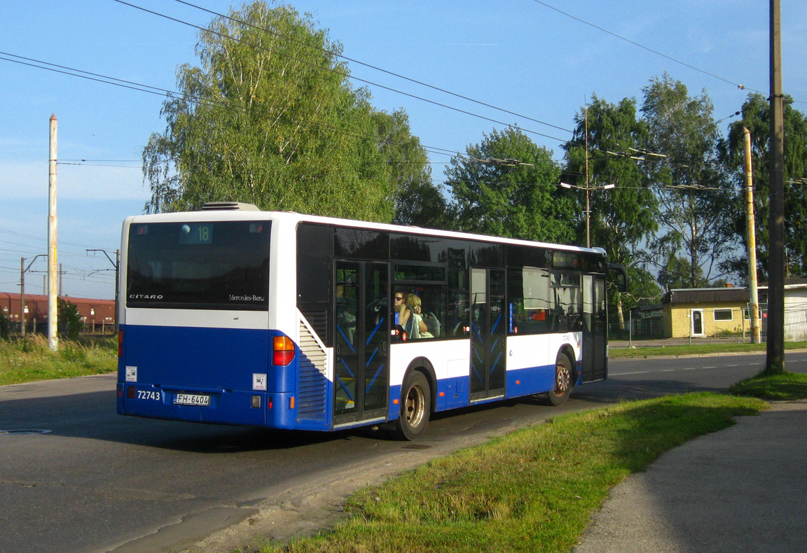 Riga, Mercedes-Benz O530 Citaro Nr. 72743