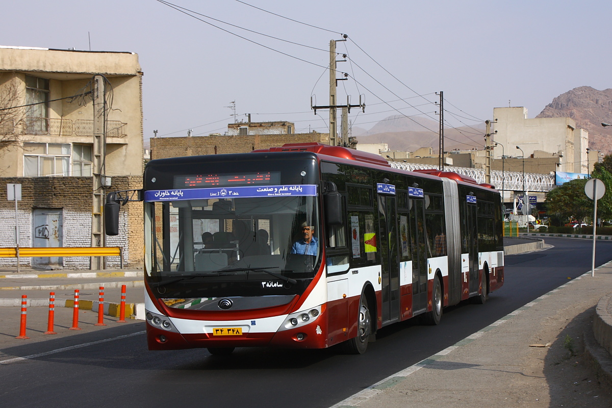 Tehran, Yutong ZK6180HGC-BRT (Iran Khodro) # 34 348