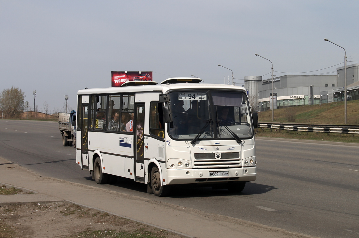 Krasnoyarsk, PAZ-320412-05 (3204CE, CR) # Н 869 НО 124