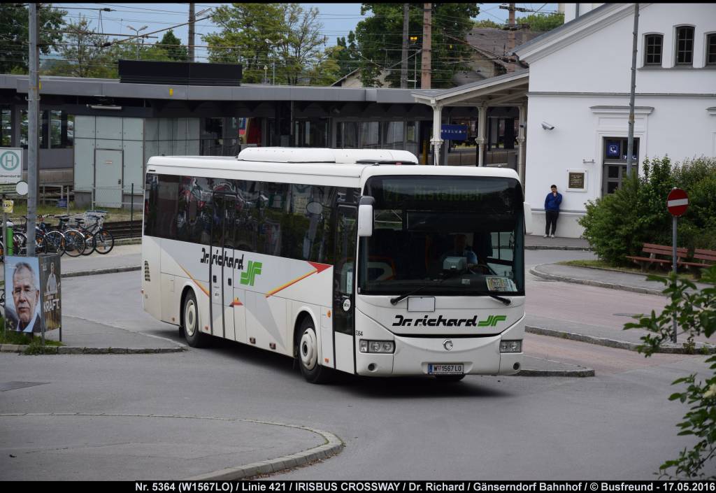 Wien, Irisbus Crossway 12M č. 5364