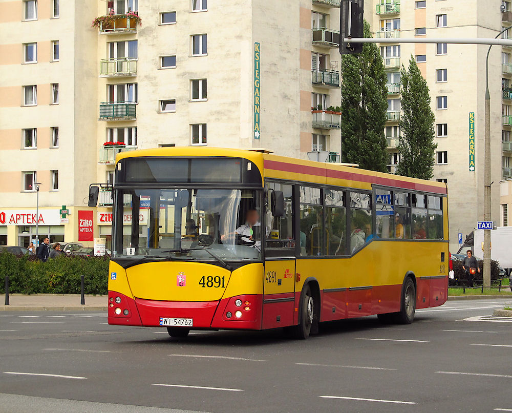 Warsaw, Jelcz M121M № 4891