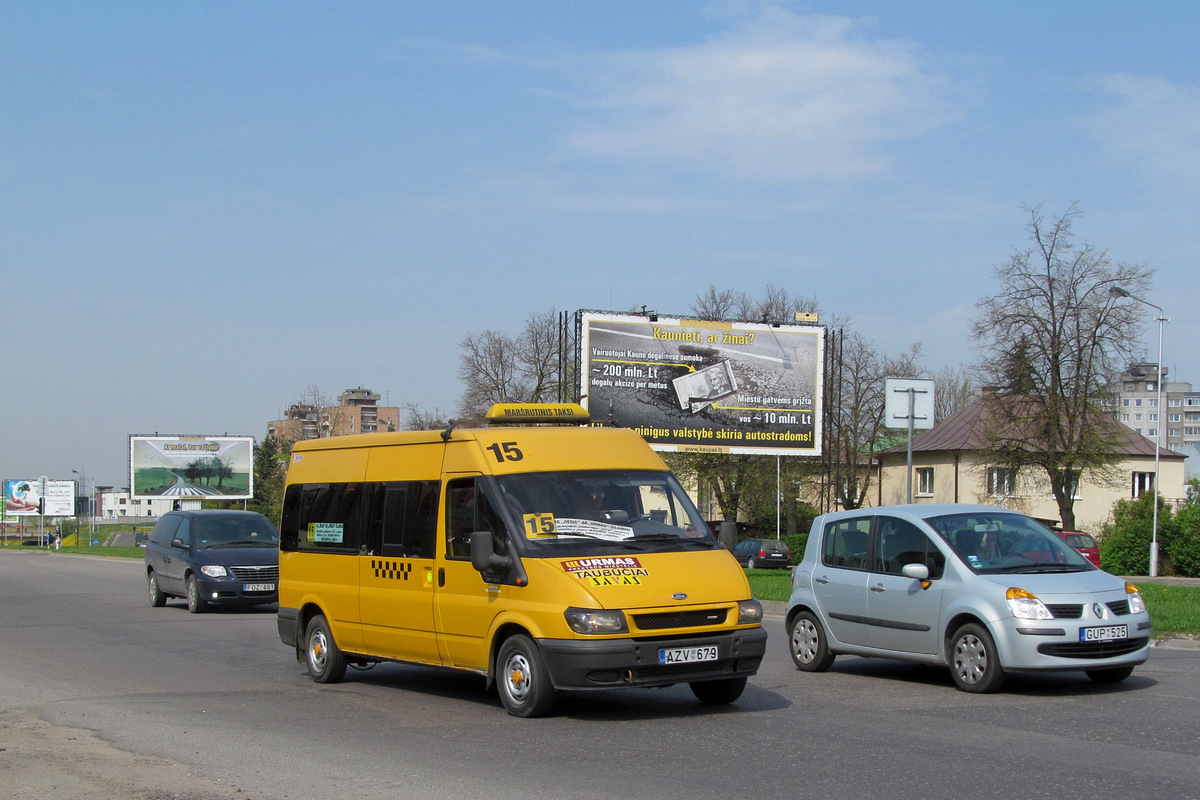 Kaunas, Ford Transit 125T300 # AZV 679