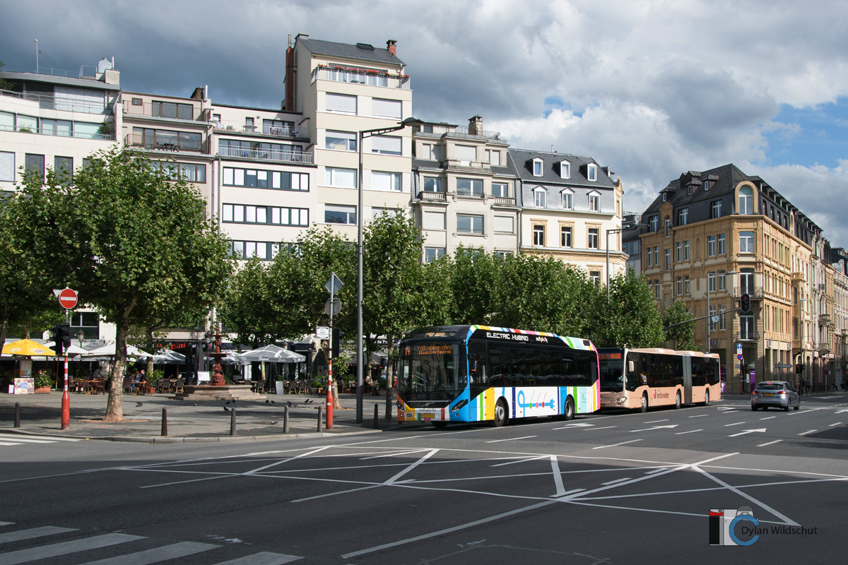 Luxembourg-ville, Volvo 7900 Electric Hybrid №: 103