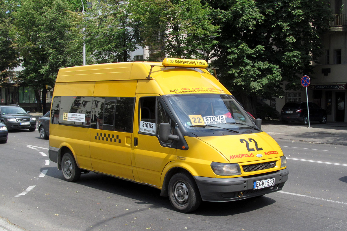 Kaunas, Ford Transit 125T300 # EGK 983