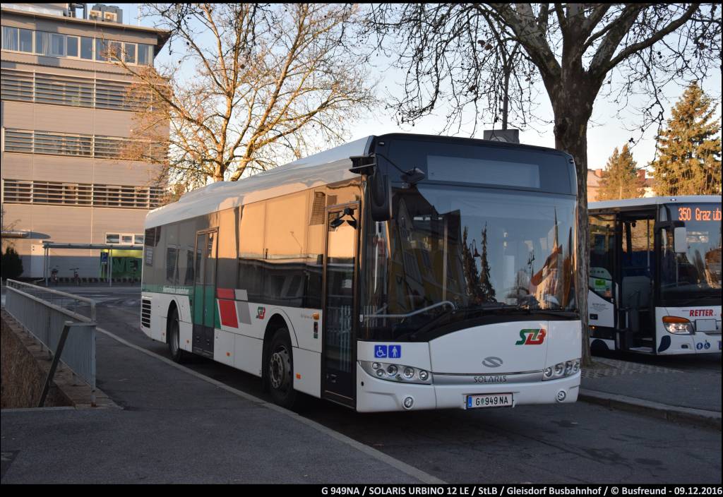 Graz, Solaris Urbino III 12 LE # G-949 NA