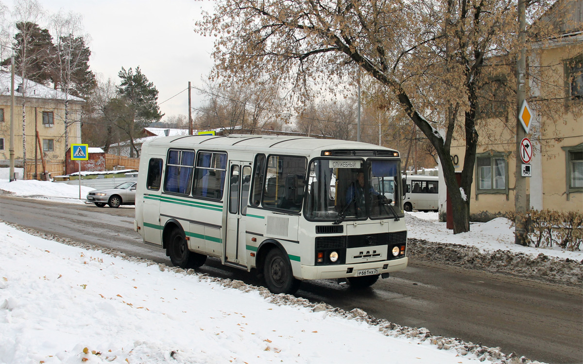 Zheleznogorsk (Krasnoyarskiy krai), PAZ-32053-50 (3205*S) nr. Р 661 НХ 24