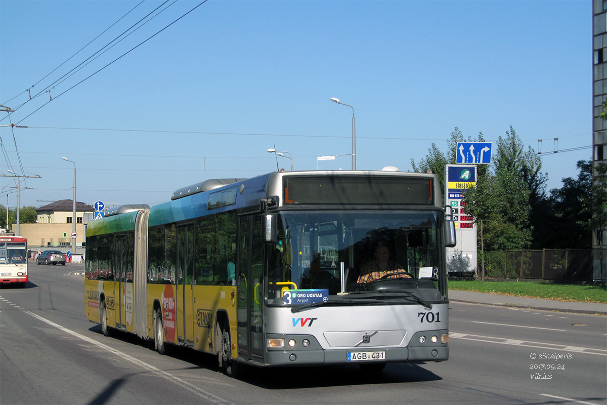Vilnius, Volvo 7700A # 701