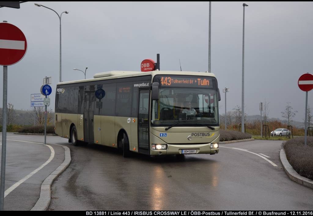 Tulln, Irisbus Crossway LE 12M # 13881